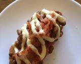 納豆onフランスパン（納豆トースト作り方6写真