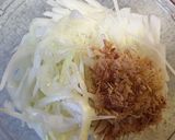 新玉ねぎと大根をモリモリ食べれる鰹節あえ作り方2写真