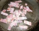古白菜漬けの★ベーコン炒め簡単作り方3写真