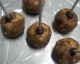 友チョコに☆まっくろくろすけケーキポップ作り方5写真