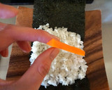 節分キャラ弁♪赤鬼巻きと青鬼巻き♥作り方2写真