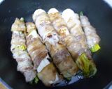 下仁田ねぎの豚肉巻きとろとろコンソメ煮作り方4写真