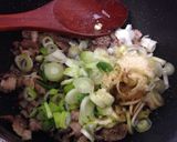 ☆簡単おうち牛丼☆ネギ塩ソースがけ作り方5写真