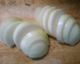 簡単！ 高野豆腐と 玉ねぎの 卵とじ♪作り方1写真