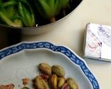 ほうれん草のビスタチオクリームチーズ和え作り方1写真