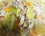 白滝野菜ラーメン作り方5写真