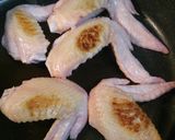 ♪手羽先の甘酢煮♪作り方1写真