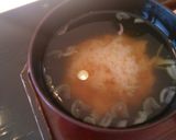 簡単◎豆腐となめこのお味噌汁作り方7写真