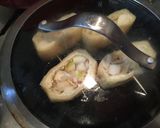 犬ごはん・油揚げの変わり焼き作り方5写真