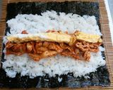 節分にも豚キムチで巻き寿司!!作り方4写真
