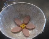 お魚ソーセージで♪　お花の蒸しパン❀作り方4写真