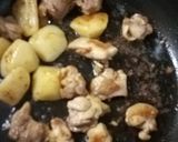 鶏じゃがと大蒜味噌バター作り方6写真