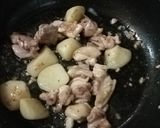 鶏じゃがと大蒜味噌バター作り方5写真