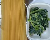 シチューリメイク*カルボナーラ風パスタ作り方2写真