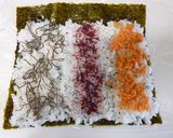 一度で、3色海苔巻き作り方2写真