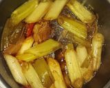 簡単炊飯器ｽﾍﾟｱﾘﾌﾞｺｰﾗｻｲダｰ煮作り方3写真