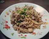 豆苗と豚肉とツナの炒め物作り方4写真