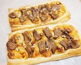 簡単☆チョコキャラメルバナナパイ作り方10写真