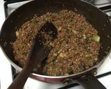 アレンジ自在◎納豆と挽肉の韓国風そぼろ作り方5写真