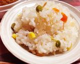 ツナ缶使って炊飯器でピラフ風炊き込みご飯作り方3写真