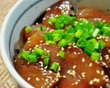 ♪簡単♪漬けマグロ丼作り方3写真