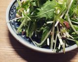 水菜のアジアンサラダ☻作り方3写真