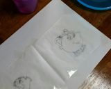 チョコプレート ポット夫人&チップ作り方1写真