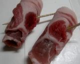 豚肉のいんげん巻きヨシダソース味作り方5写真