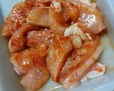 鶏ムネ肉でガーリックシュリンプ風♪作り方1写真