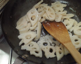 蓮根と茄子の中華炒め作り方3写真