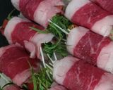牛肉薄切り野菜巻き巻きロール◆作り方4写真