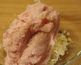 ふんわり、甘辛鶏つくね作り方1写真