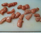 生たらこの生姜醤油煮作り方1写真