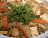鶏団子ときのこの鍋作り方9写真