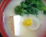 元旦のお雑煮（大阪の場合）白味噌編作り方4写真