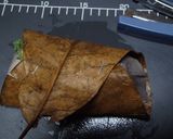 鮭とキノコの 朴葉味噌焼き作り方2写真