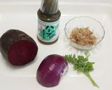 極細ビーツのハーブサラダ作り方1写真