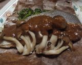 鮭とキノコの 朴葉味噌焼き作り方6写真