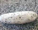 黒ゴマ生地で作るサツマイモパン作り方6写真