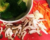 ホタテと豚肉の醤油マヨ炒め お弁当作り方3写真