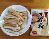 食パンの耳揚げてきなこで♪作り方1写真