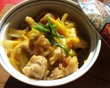 しっかり味で！タレが絡まるフワトロ親子丼作り方7写真