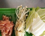 鶏肉とお野菜の中期(7ヶ月)の離乳食♪作り方1写真