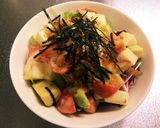 長芋とアボカドのわさび風味サラダ作り方3写真
