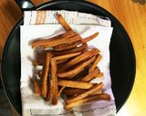 食パンの耳揚げてきなこで♪作り方3写真