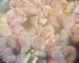 新牛蒡と鶏肉の炊き込みご飯作り方4写真