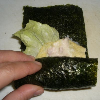 くるくるっ☆のり巻き☆まきすナシ by さくら131 【クックパッド