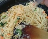シチューリメイク*カルボナーラ風パスタ作り方9写真