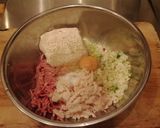 蓮根入りハンバーグ作り方2写真