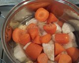 根野菜と豚肉の煮物作り方3写真
